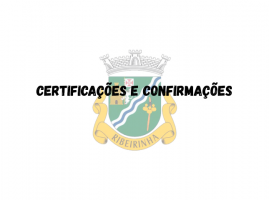 Certifica&ccedil;&otilde;es e Confirma&ccedil;&otilde;es