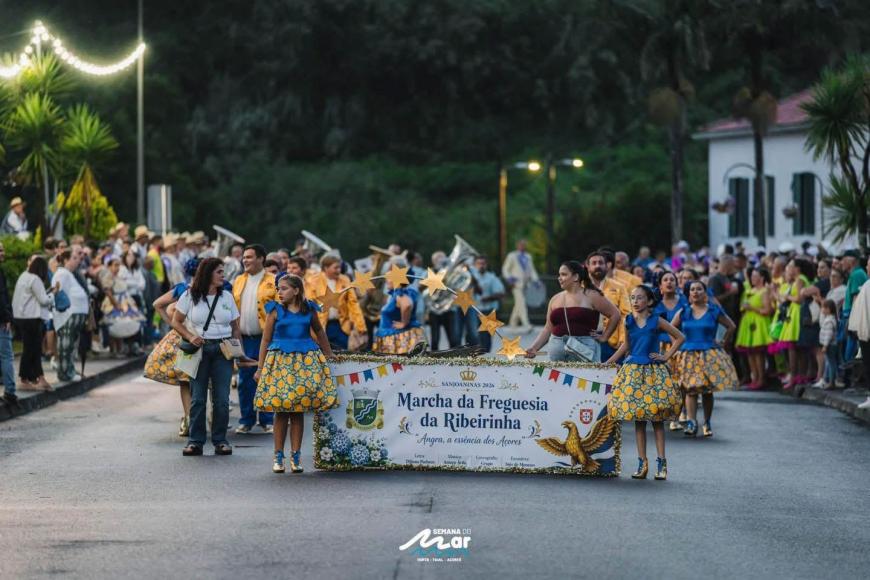 Marcha da Freguesia da Ribeirinha participou na Semana do Mar 2026