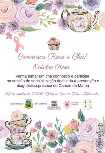 &ldquo;Conversas Rosa e Ch&aacute;&rdquo; promoveu reflex&atilde;o e sensibiliza&ccedil;&atilde;o sobre o cancro da mama