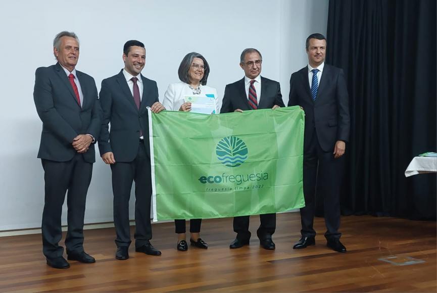 Ribeirinha distinguida com Pr&eacute;mio de Excel&ecirc;ncia Eco-Freguesias 2022